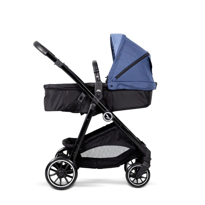 Coche Milan Premium Baby Azul con Portabebé